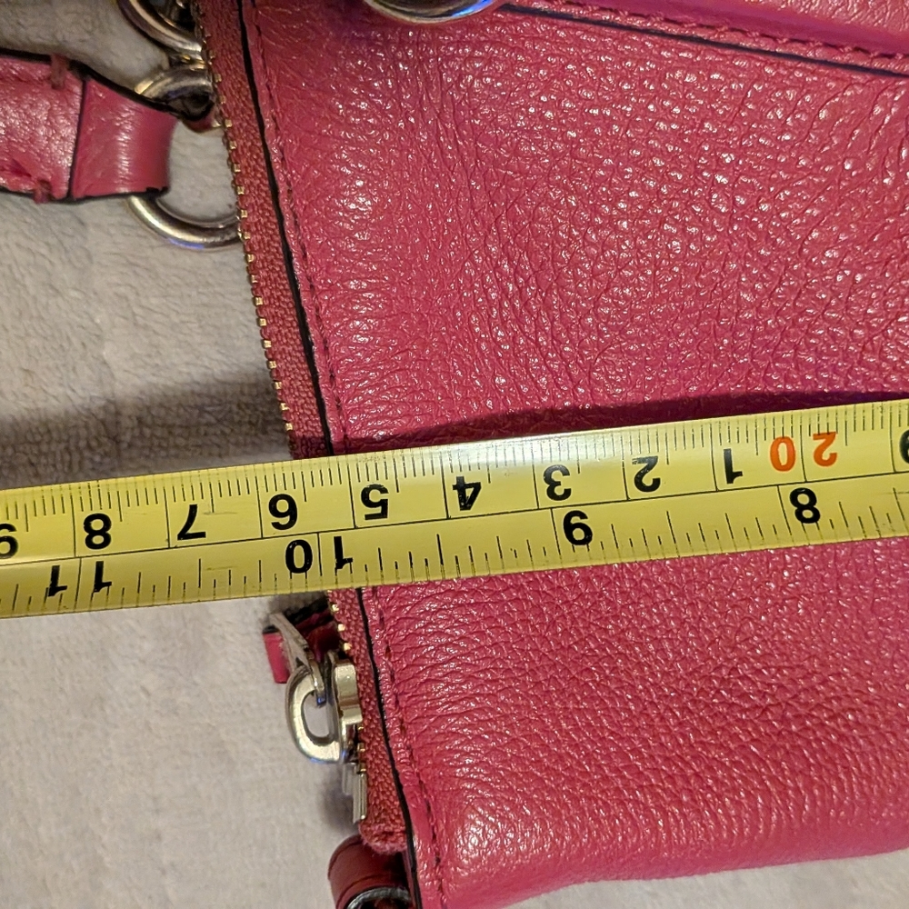 🔥HOTT💖 - Coach Pink Ava Pebble 2- Way Leather Tote🔥 - Picture 15 of 16